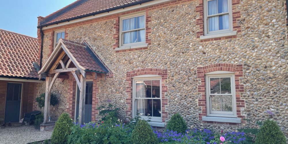 Front view of New Build at Thornage