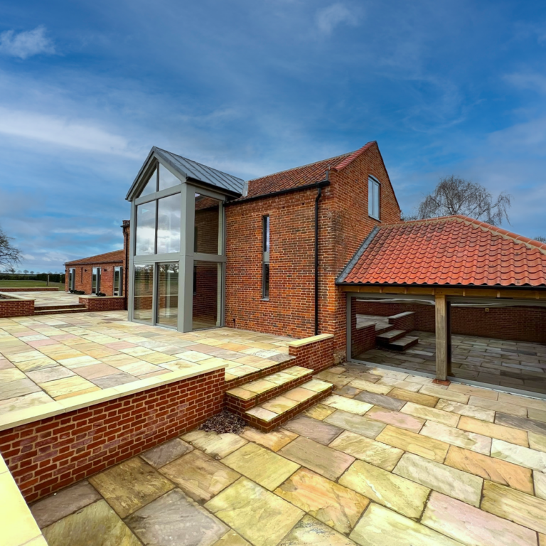 Barn Conversion With New Landscaping